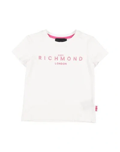 John Richmond Babies'  Toddler Girl T-shirt White Size 6 Cotton, Lycra