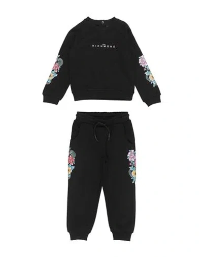 John Richmond Babies'  Toddler Girl Tracksuit Black Size 3 Cotton, Viscose