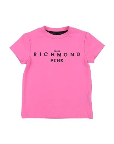 John Richmond Babies'  Toddler Girl Tracksuit Fuchsia Size 5 Cotton, Elastane In Pink