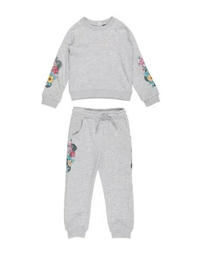 John Richmond Babies'  Toddler Girl Tracksuit Light Grey Size 3 Cotton, Viscose In Gray