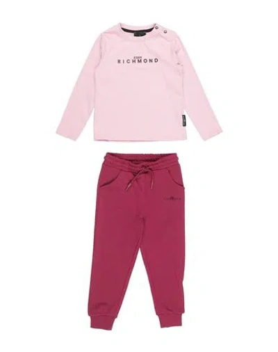 John Richmond Babies'  Toddler Girl Tracksuit Pink Size 3 Cotton In Multi