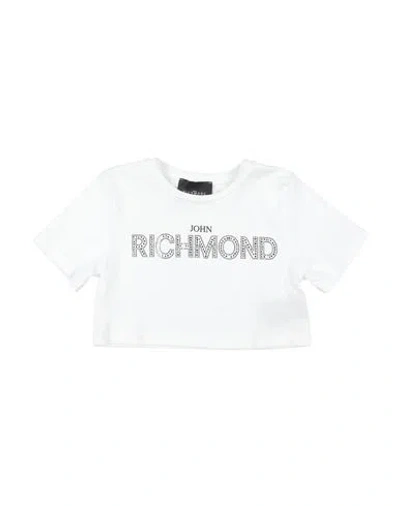 John Richmond Babies'  Toddler Girl T-shirt White Size 6 Cotton, Elastane