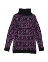 John Richmond Babies' Turtlenecks In Purple