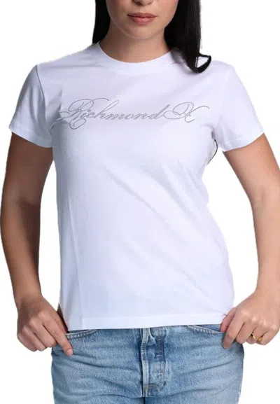 John Richmond T-shirt Vesely In White