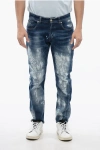 John Richmond Twisted Leg Mick Jeans Bleached Effect 17 Cm