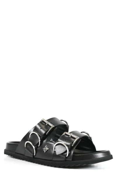 John Richmond Two-strap Sandal In Black