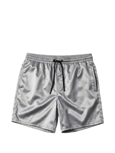 John Richmond Uomo Amet Swim Shorts In White