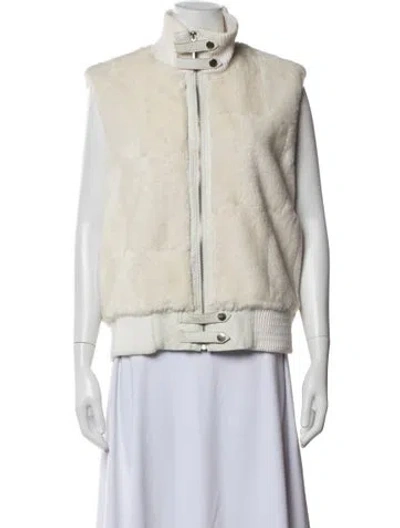 Pre-owned John Richmond Vest In Neutrals