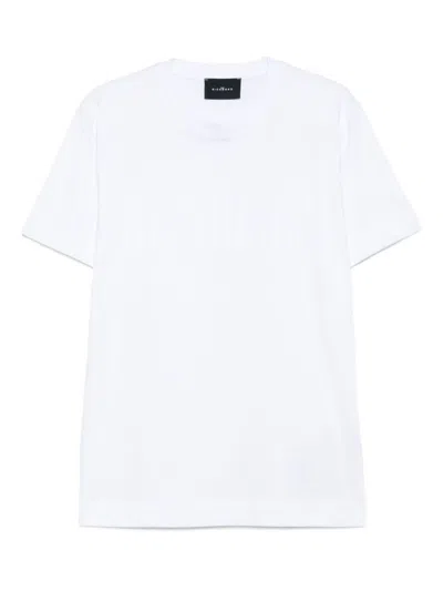 JOHN RICHMOND WHITE COTTON CREW NECK T-SHIRT