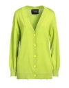John Richmond Woman Cardigan Acid Green Size Xs Viscose, Nylon