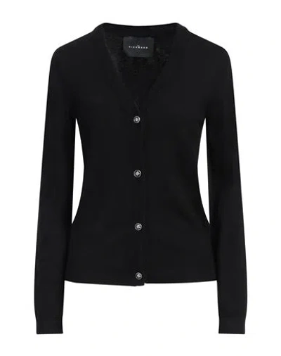 John Richmond Woman Cardigan Black Size L Viscose, Polyester, Polyamide In Black