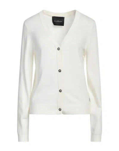 John Richmond Woman Cardigan Ivory Size L Viscose, Polyester, Polyamide In White