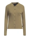 John Richmond Woman Cardigan Military Green Size L Viscose, Elastane