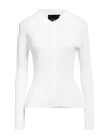 John Richmond Woman Cardigan Off White Size L Viscose, Elastane