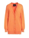 John Richmond Woman Cardigan Orange Size M Viscose, Nylon In Orange
