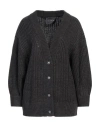 John Richmond Woman Cardigan Steel Grey Size Xl Acrylic