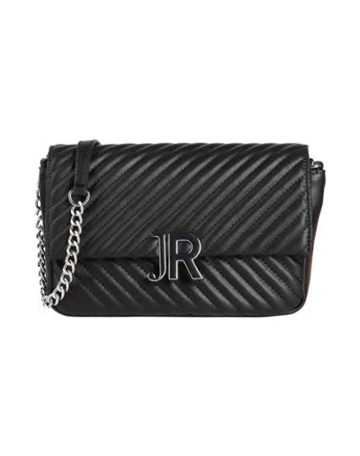 John Richmond Woman Cross-body Bag Black Size - Recycled Leather, Polyurethane, Polyester