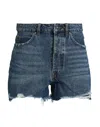 John Richmond Denim Shorts In Blue