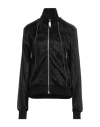 John Richmond Woman Jacket Black Size M Cotton, Viscose, Polyester, Elastane In Black