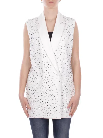 John Richmond Woman Jacket Uwp26229gcdfc White Teodosic White In Multi