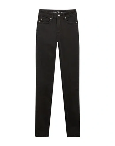 John Richmond Woman Jeans Black Size 24 Cotton, Polyester, Rayon, Elastane