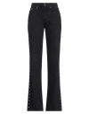 John Richmond Woman Jeans Black Size 27 Cotton In Black