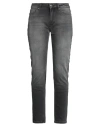 John Richmond Woman Jeans Black Size 27 Cotton, Elastane