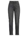 John Richmond Woman Jeans Black Size 32 Cotton, Elastane In Black