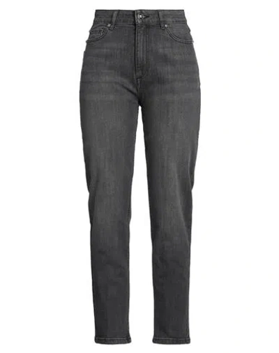 John Richmond Woman Jeans Black Size 32 Cotton, Elastane