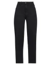 John Richmond Woman Jeans Black Size 30 Cotton, Elastane