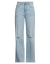 John Richmond Woman Jeans Blue Size 30 Cotton, Elastane In Blue