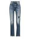 John Richmond Woman Jeans Blue Size 31 Cotton In Blue