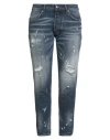 John Richmond Woman Jeans Blue Size 32 Cotton, Elastane In Blue