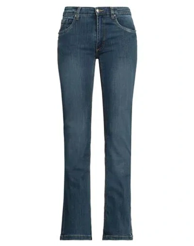 John Richmond Woman Jeans Blue Size 32 Cotton, Polyester, Elastane