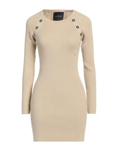 John Richmond Short Dresses In Beige