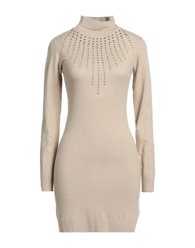 John Richmond Short Dresses In Beige