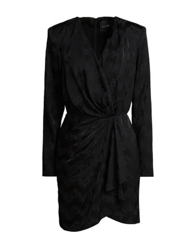John Richmond Woman Mini Dress Black Size 6 Viscose, Cotton