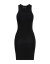 John Richmond Woman Mini Dress Black Size M Cotton, Elastane In Black