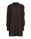 John Richmond Short Dresses In Brown