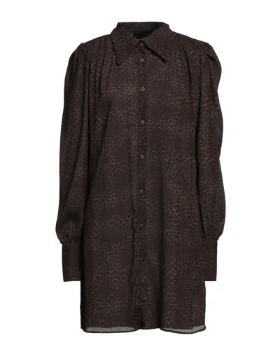 John Richmond Short Dresses In Brown