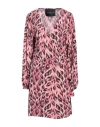 John Richmond Woman Mini Dress Fuchsia Size 14 Viscose In Pink