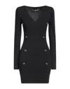 John Richmond Woman Mini Dress Midnight Blue Size L Polyester, Nylon, Viscose In Blue
