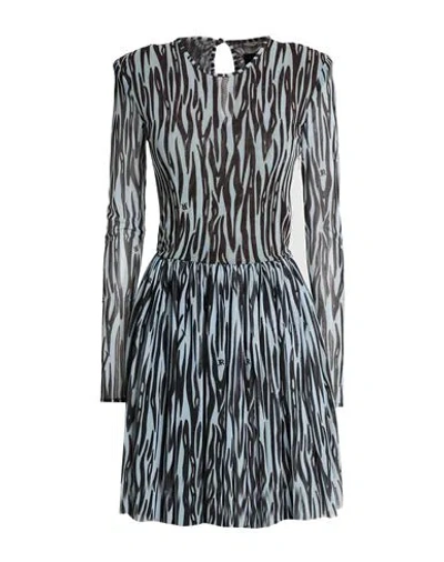 John Richmond Woman Mini Dress Sky Blue Size 6 Nylon, Elastane