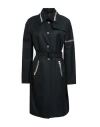 John Richmond Woman Overcoat & Trench Coat Black Size 14 Cotton, Viscose In Black
