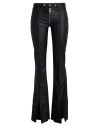 John Richmond Woman Pants Black Size 10 Polyurethane, Viscose In Black