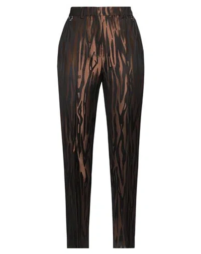John Richmond Woman Pants Brown Size 8 Viscose