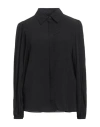 John Richmond Woman Shirt Black Size 6 Silk