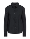 John Richmond Woman Shirt Black Size 14 Cotton In Black