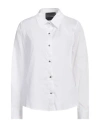 John Richmond Woman Shirt White Size 14 Cotton