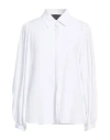 John Richmond Woman Shirt White Size 8 Viscose, Rayon In White
